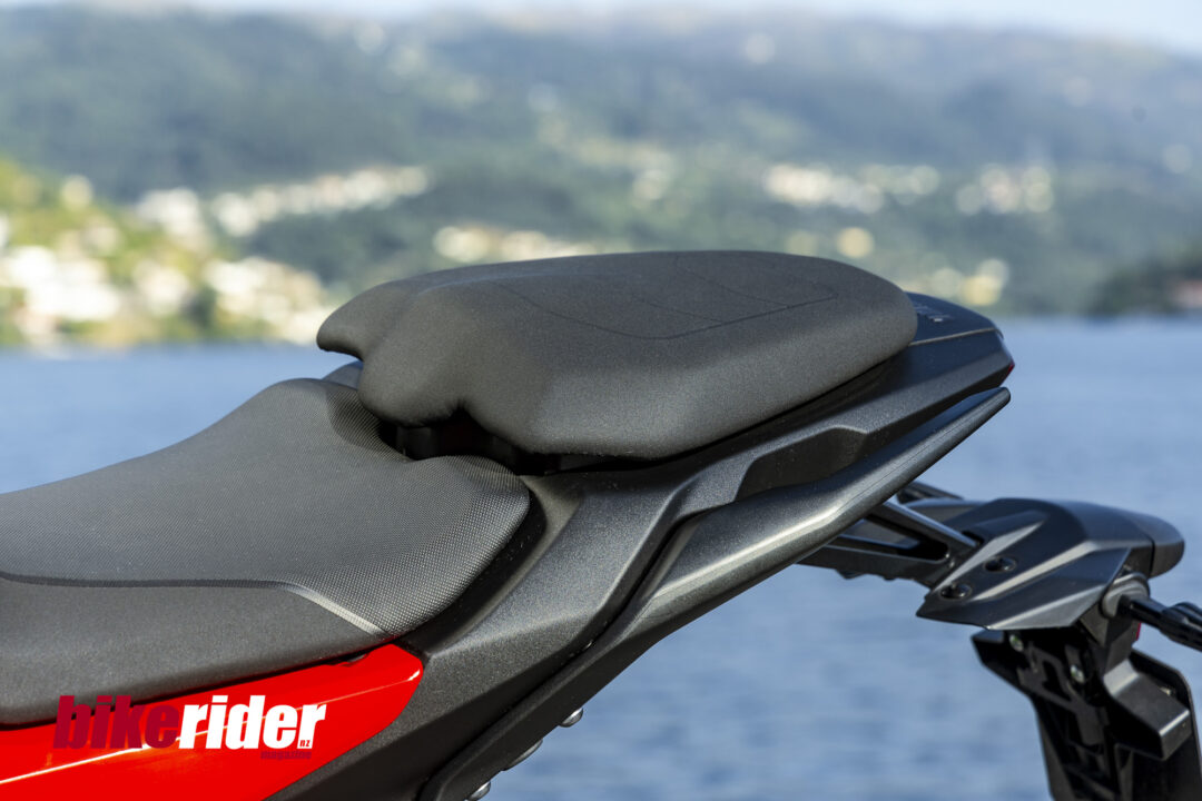2026 Yamaha Tracer 7 review rear seat