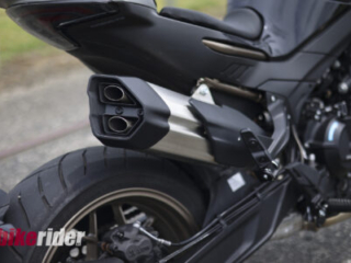 CFMoto 800NK Advanced review exhaust