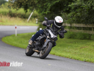 CFMoto 800NK Advanced review action road corner
