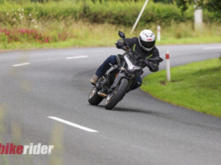 CFMoto 800NK Advanced review action road corner