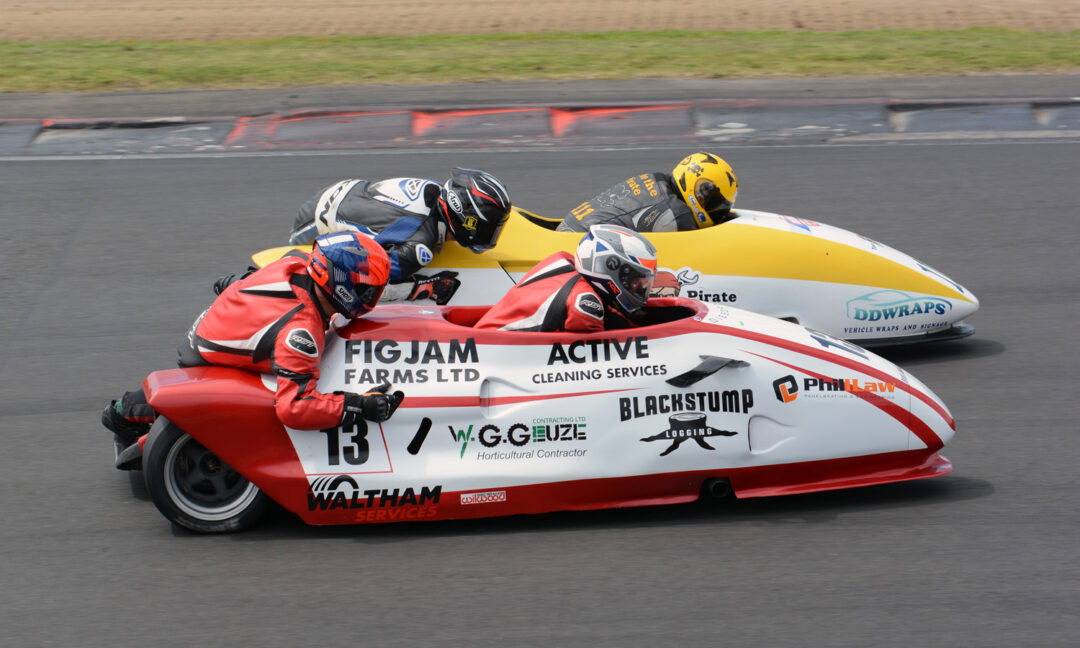 Phillip Law & Angus Ravenwood, and (111) Peter Goodwin & George Vennell, Auckland Motorcycle Club Suzuki Series Round 2, Hampton Downs