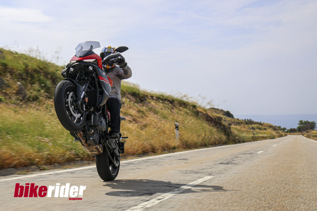 2026 Yamaha Tracer 7 review wheelie