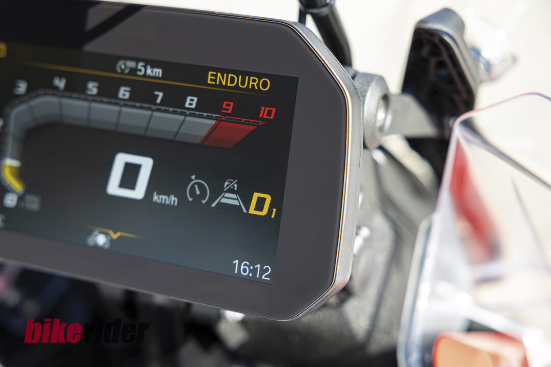 2025 BMW R1300GSA review NZ adventure motorcycle dash
