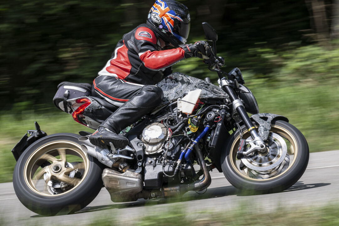 MV Agusta Brutale prototype test