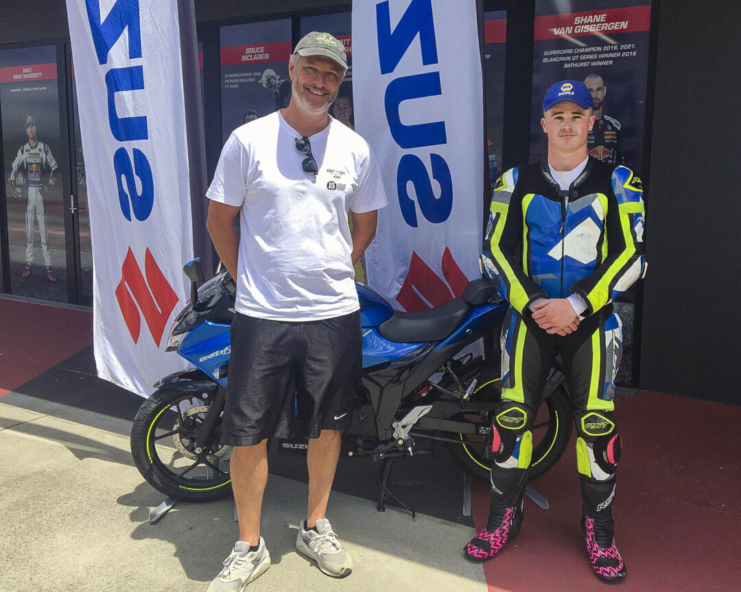 Auckland Motorcycle Club AMCC And 3 Hampton Downs winners of GSX150F