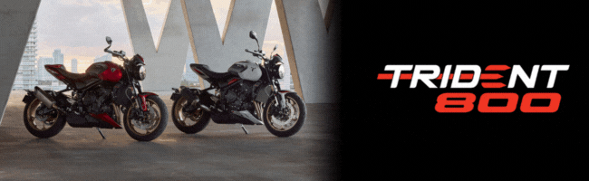 Triumph Trident 800 advert NZ