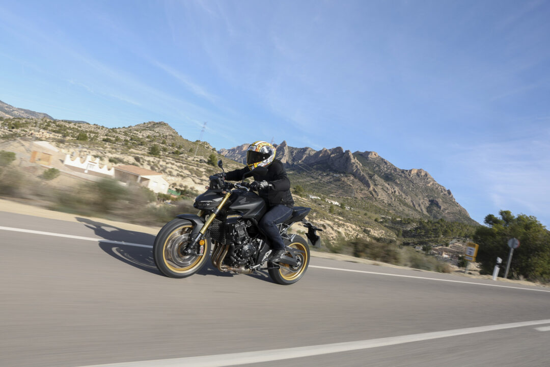 Honda Hornet CB1000 review action road