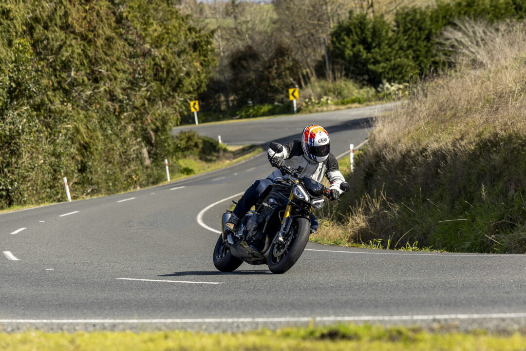 Triumph Speed Triple 120RS action road