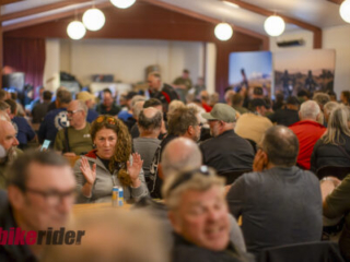 BMW Rallye attendees at the Kai Iwi Beach Holiday Park during BMW GS Rallye