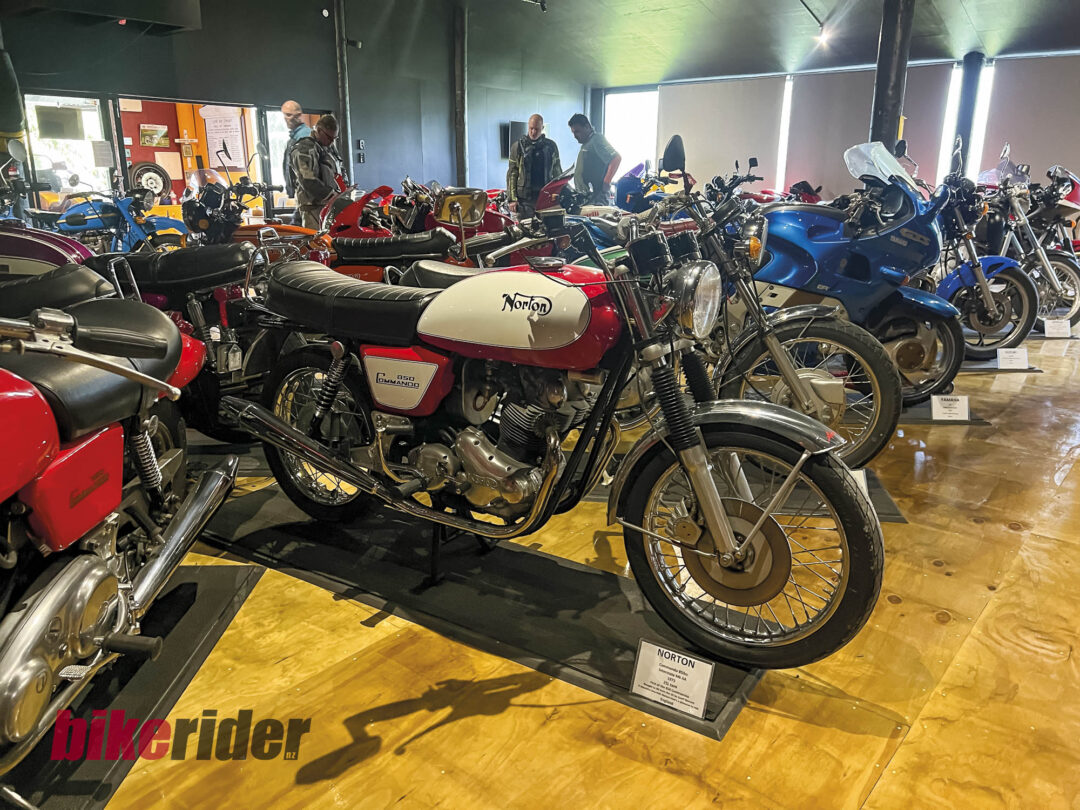 Norton Commando at the Moto71 motorcycle museum NZ