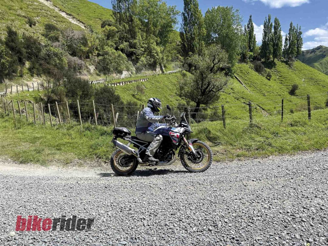 BMW F 900 GS on the gravel at the BMW GS Rallye