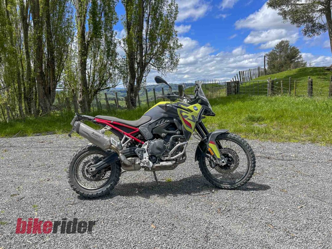 BMW F 900 GS on the gravel at the BMW GS Rallye