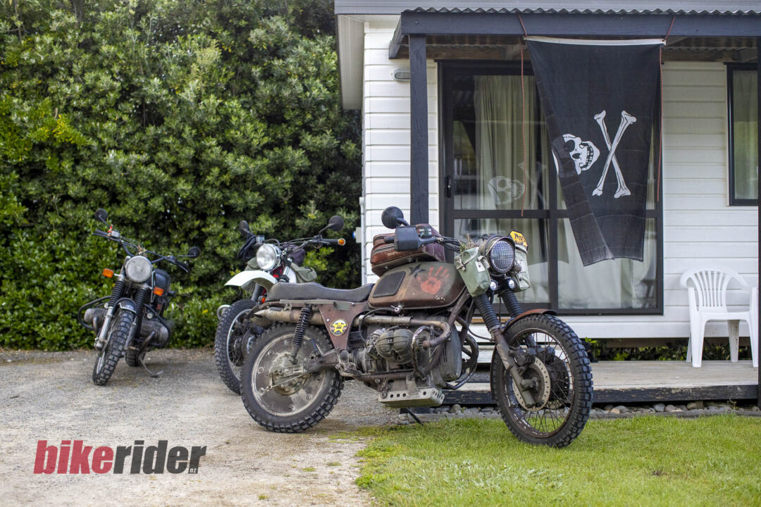 Classic air-cooled BMW GS at the Rallye