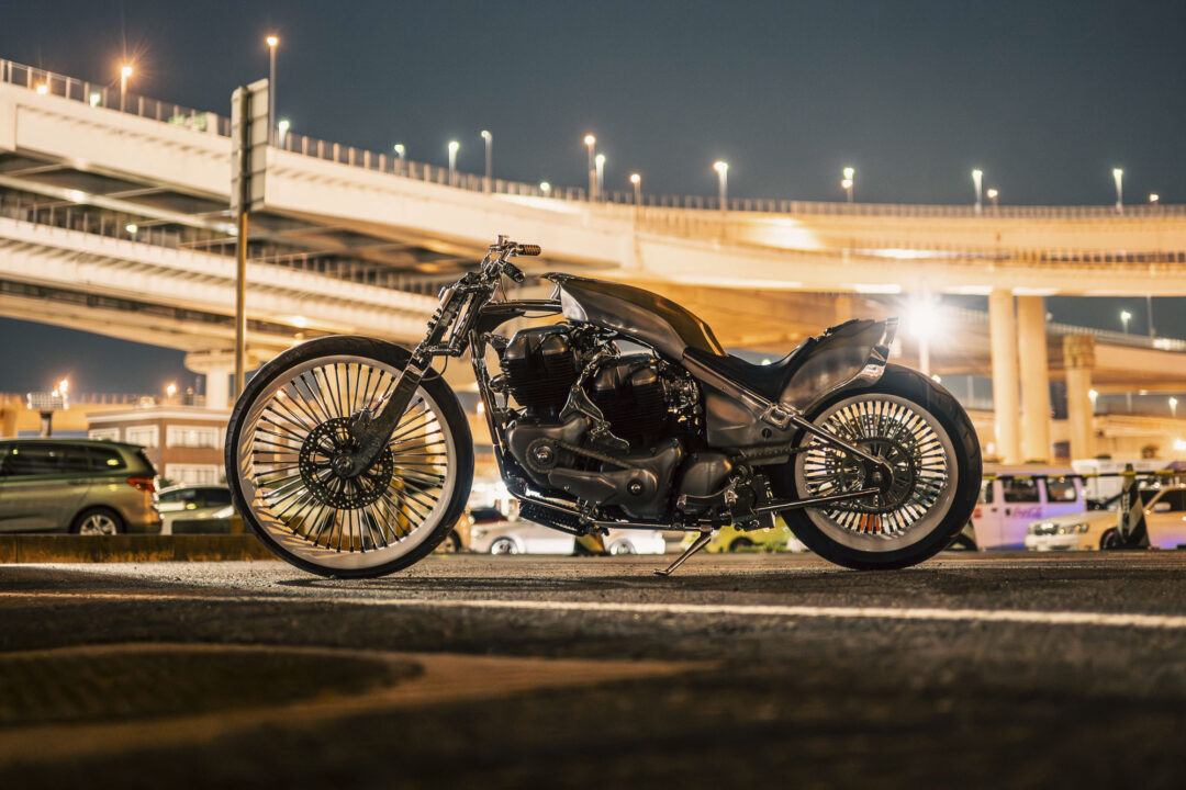 Royal Enfield VITA custom bike, two 650 twin engines