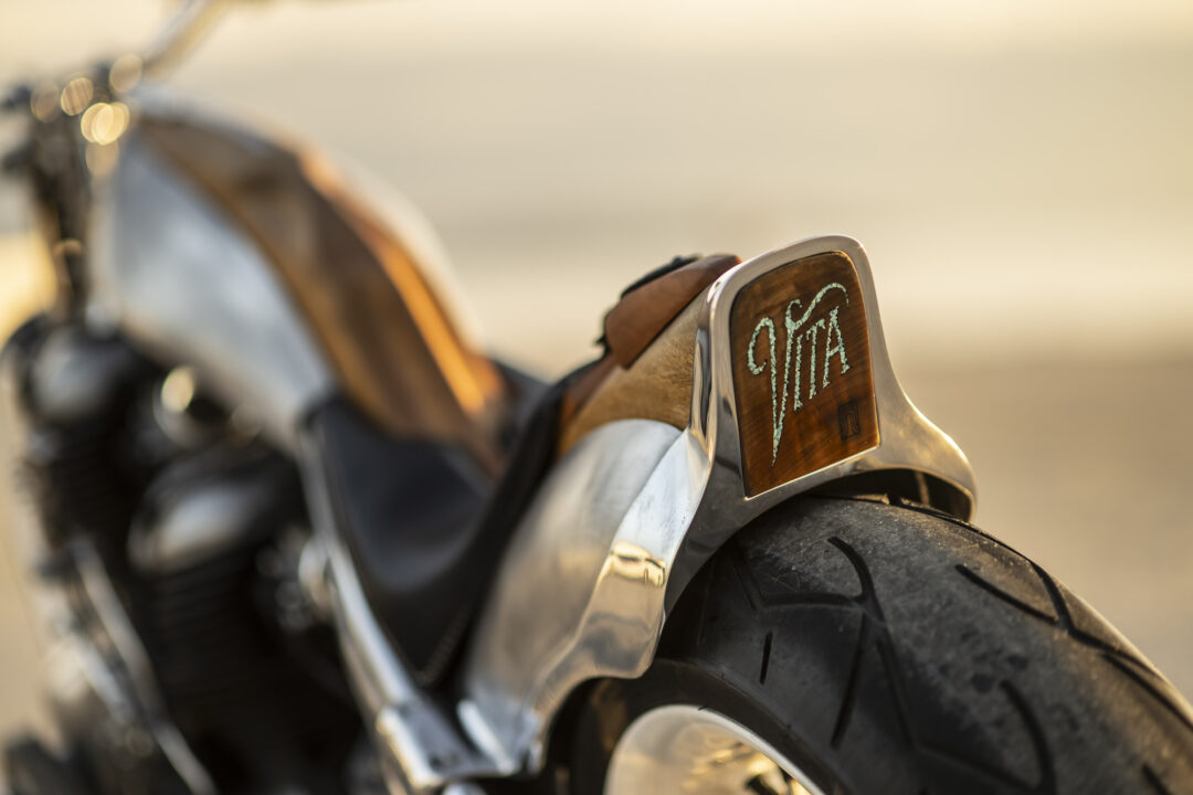 Royal Enfield VITA custom bike, two 650 twin engines