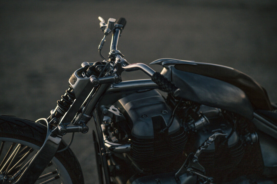 Royal Enfield VITA custom bike, two 650 twin engines