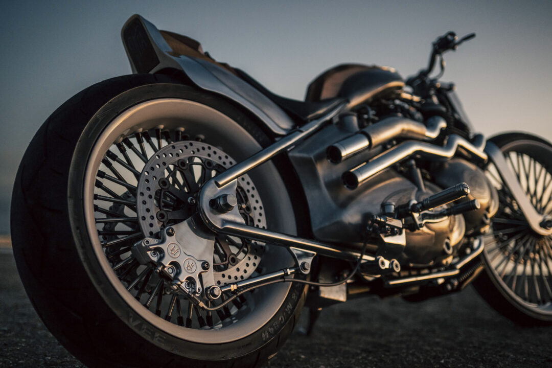 Royal Enfield VITA custom bike, two 650 twin engines