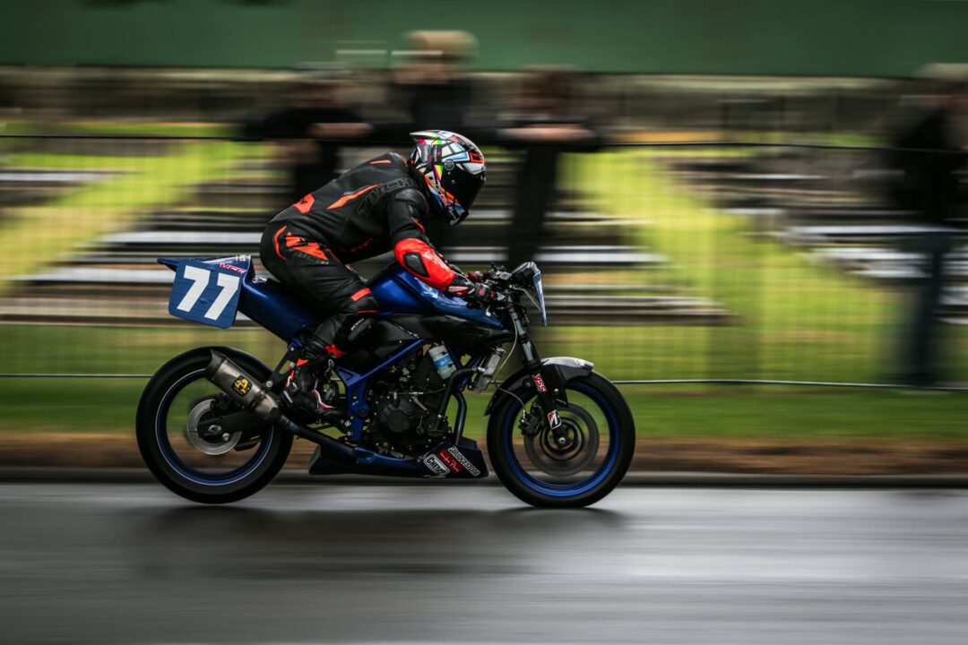 Harriet Grace becoming the first woman ever to win a race on two wheels at the Whanganui Street Race.