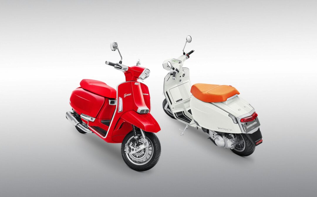 LAMBRETTA-G350 NZ red and white