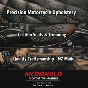 McDonald Motortrimmers Motorcycle upholstery specialists nz