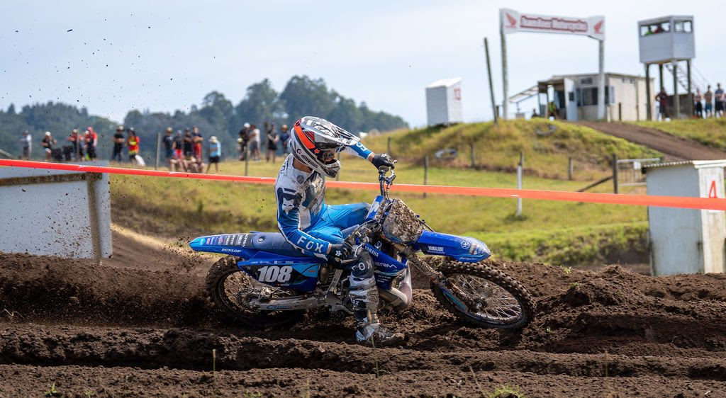 Altherm JCR Yamaha rider James Scott, Whakatane Summercross, NZ MX