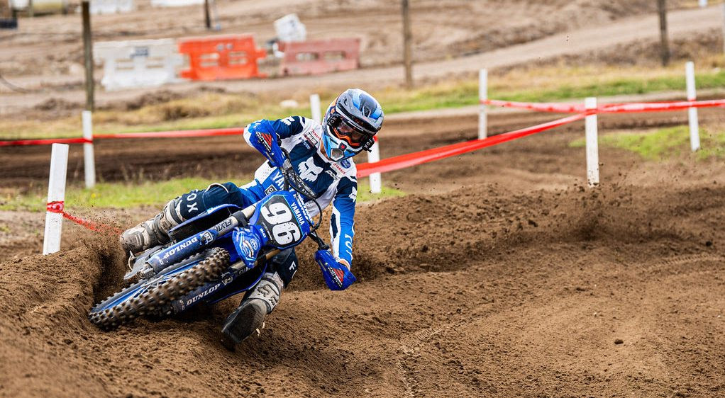 The Altherm JCR Yamaha team’s newest rider Hayden Draper, Whakatane Summercross, MX2, Yamaha YZ250F, action, NZ MX