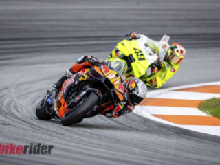 MotoGP Rd22 Circuit Ricardo Tormo Pedro Acosta rear wheel spin action track