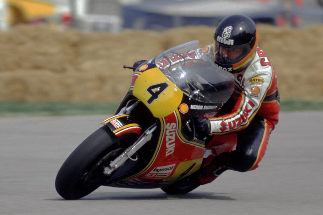 Graeme Crosby riding Heron Suzuki NZSBK Ruapuna