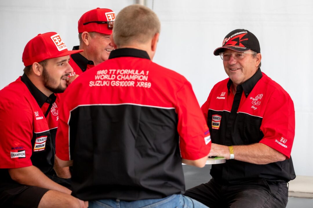 Graeme Crosby riding Heron Suzuki NZSBK Ruapuna