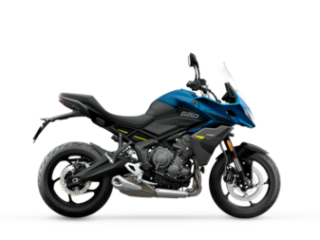 2026 Triumph Tiger Sport 660 static blue side on