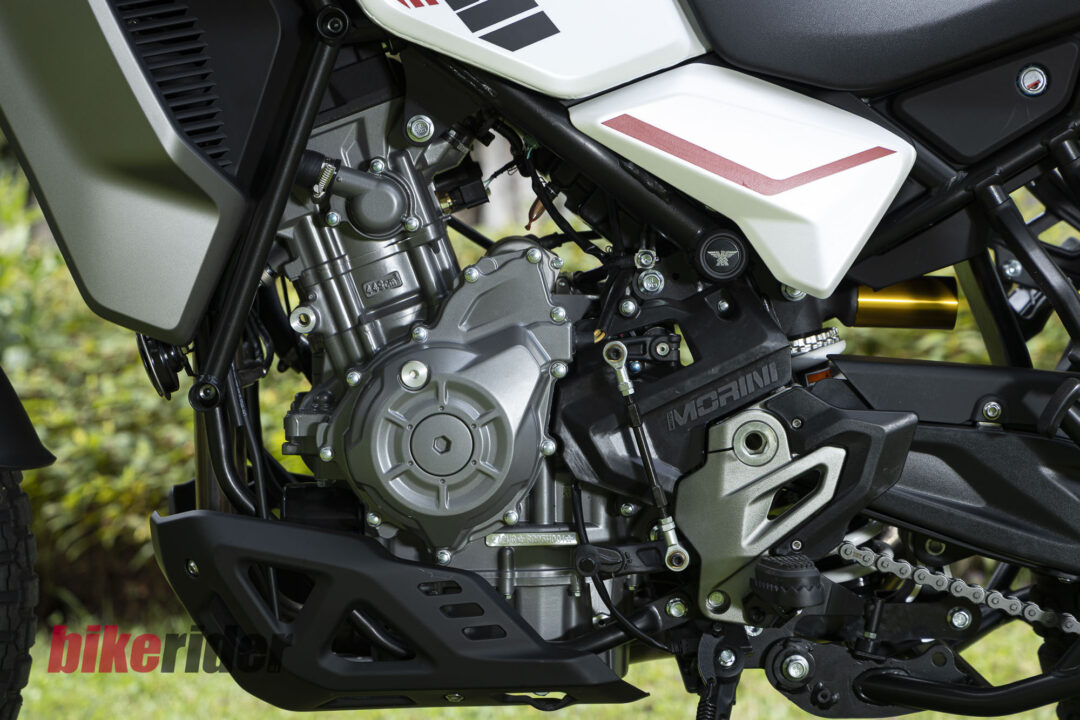 Moto Morini Alltrhike 450 engine