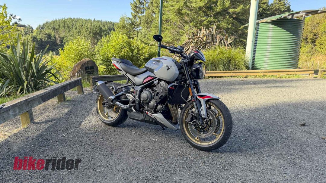 2026 Triumph Trident 800 static grey and red