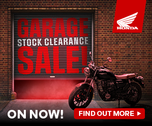 Honda Garage Sale advert