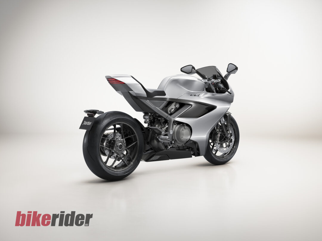 Norton motorcycle Manx R rear static