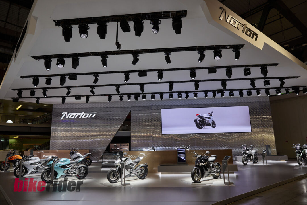 Norton motorcycle EICMA show