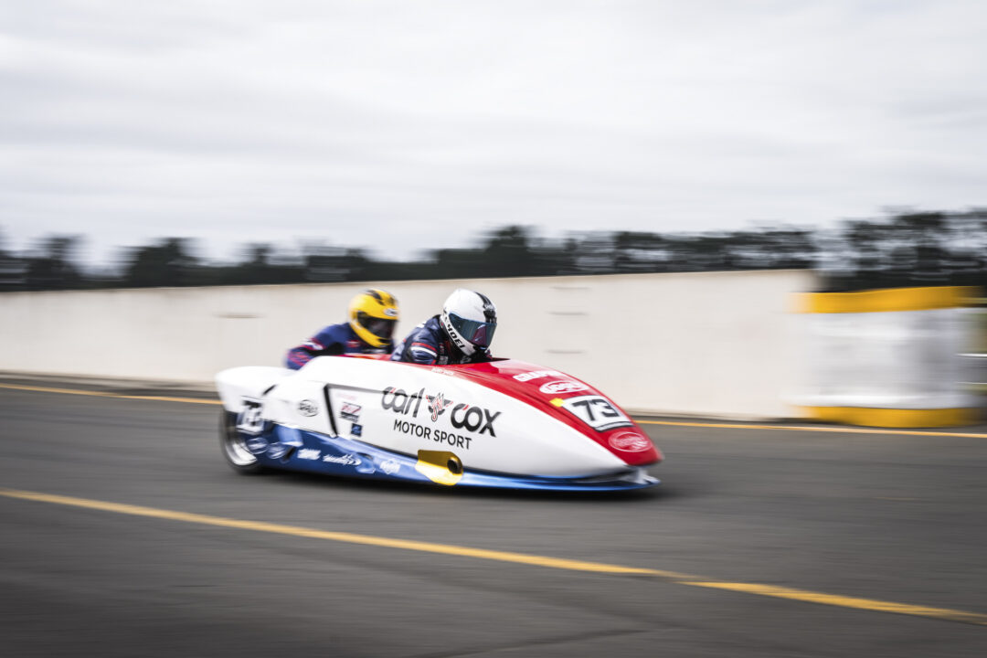 Barry & Dave Smith Carl Cox sidecar