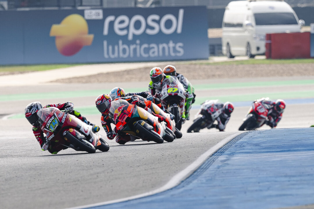 Cormac Buchanan racing for CODE Motorsports in the Moto3 World Championship in Thailand