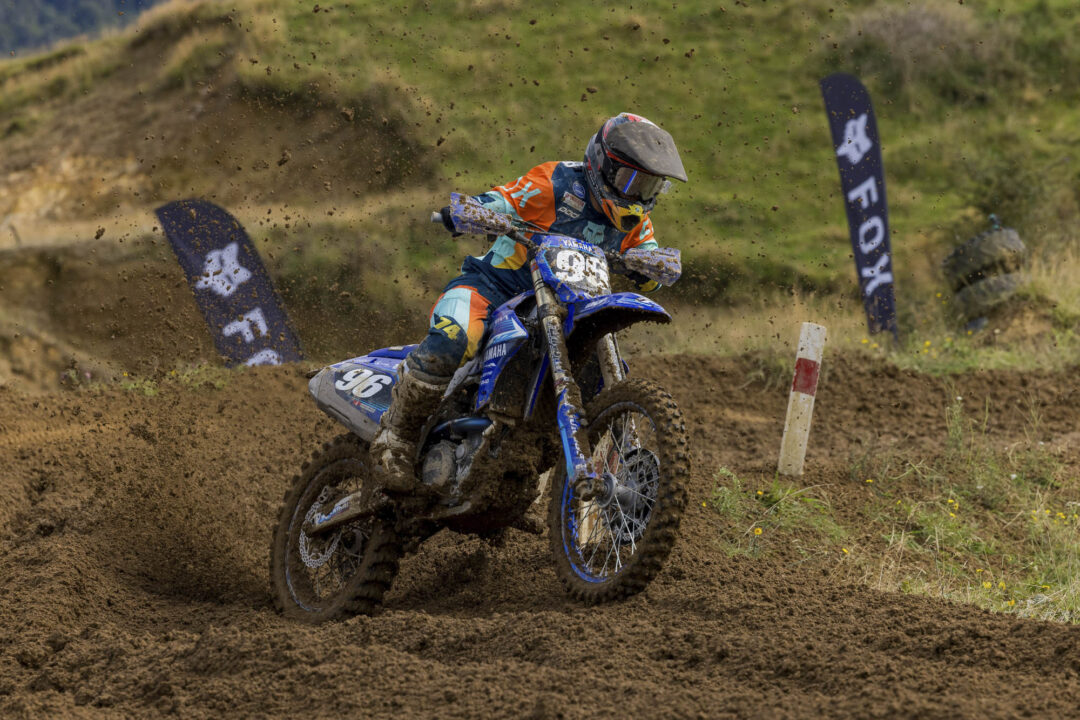 NZ MXGP Rotorua Altherm JCR Yamaha’s MX2 rider Hayden Draper won his debut MX2 Championship. Photo Credit: CD Photography.