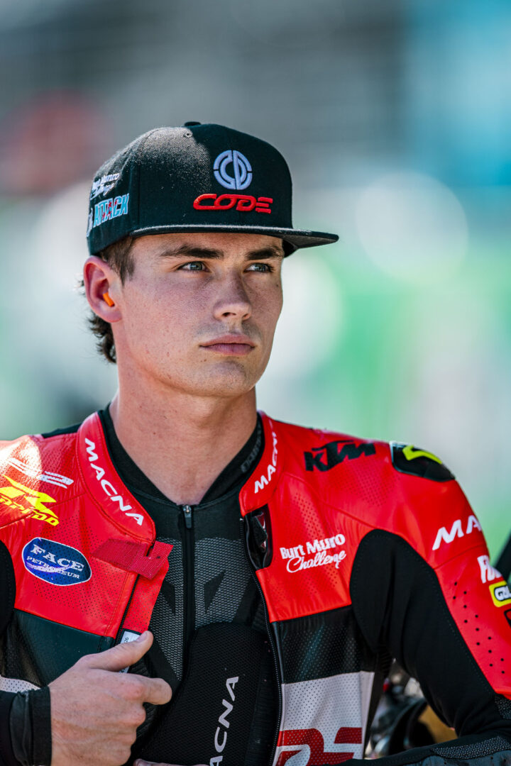 Cormac Buchanan racing for CODE Motorsports in the Moto3 World Championship in Thailand