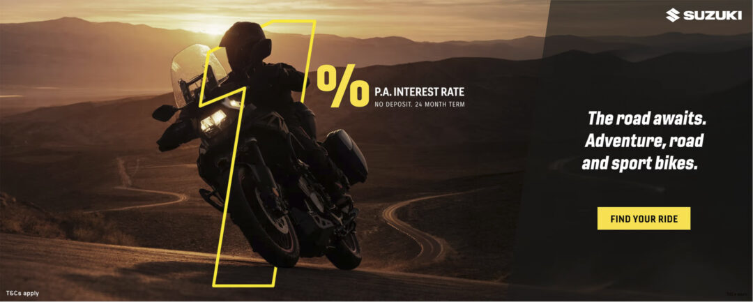 Suzuki Motorcycle 1% Finance