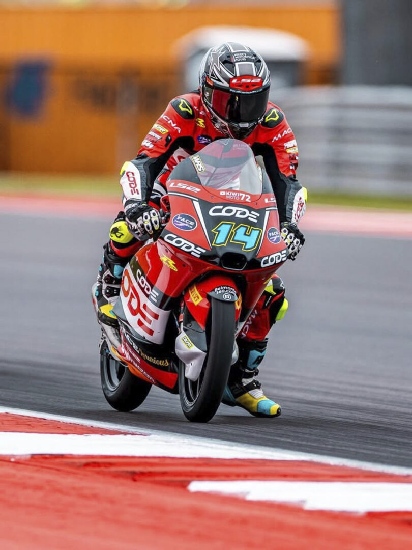 Cormac Buchanan USA circuit of the americas Moto3 2026 braking
