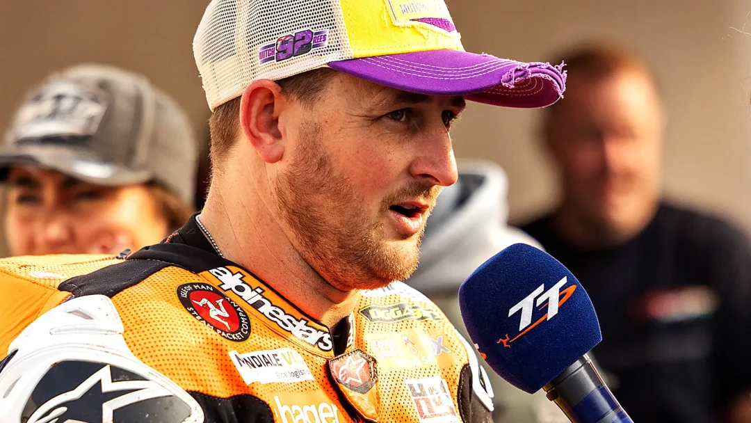Mitch Rees action Honda Isle of Man TT