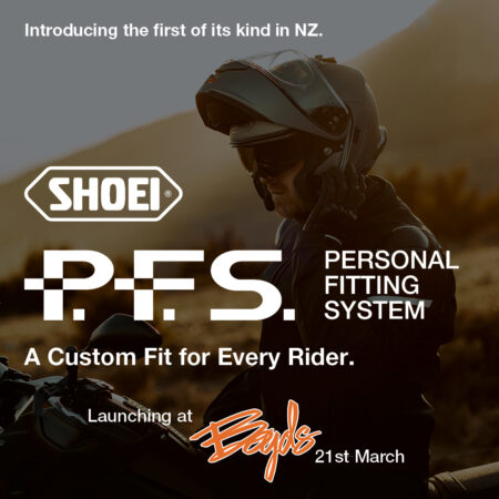 Boyd Motorcycles Shoei Fitting Day