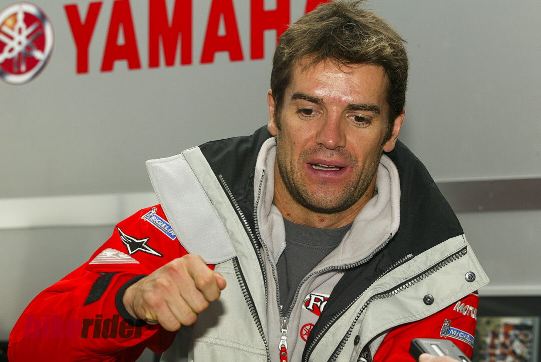 Yamaha M1 test Alan Catchart Carlos Checa