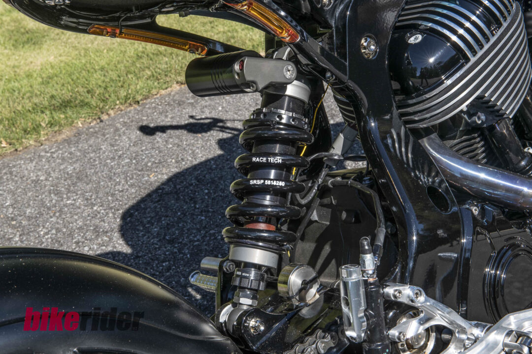 Audette Velos V2 rear suspension