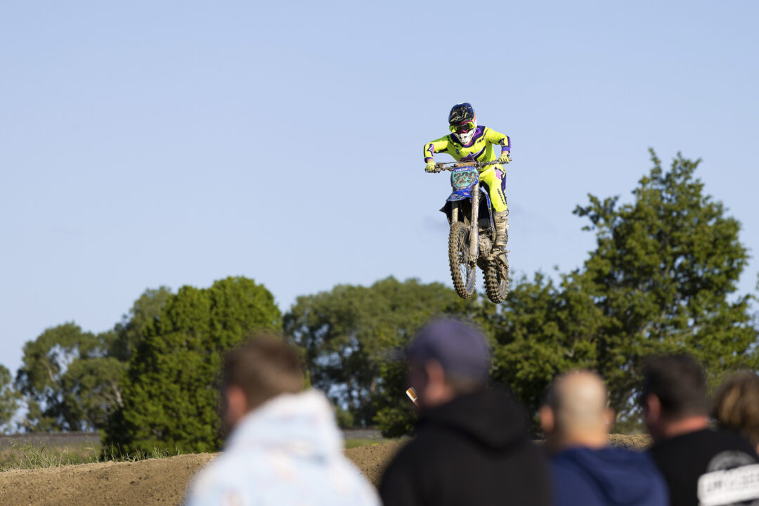 Mikayla Griffiths on her way to third overall in MX3 Cup at Round 2 of the 2026 Yamaha New Zealand Motocross Championships held at Riverside motocross track, Balclutha, South Otago, New Zealand. Photo: MNZ/Derek Morrison