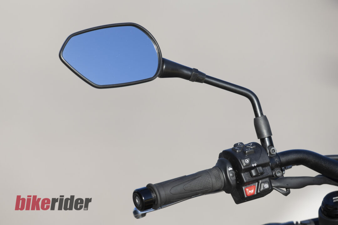2026 Triumph Trident 660 review mirror