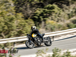 2026 Triumph Trident 660 review action road