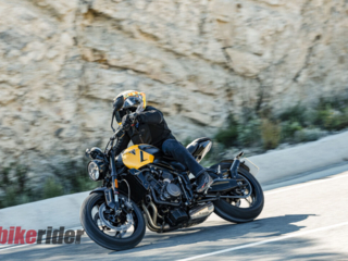 2026 Triumph Trident 660 review action road