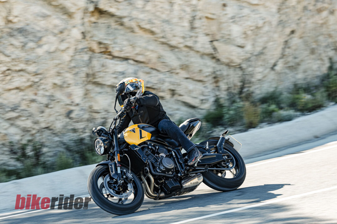 2026 Triumph Trident 660 review action road